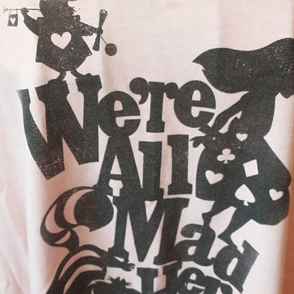 'We're All Mad Here' Hi-LoTank - S - Picture 3 of 6